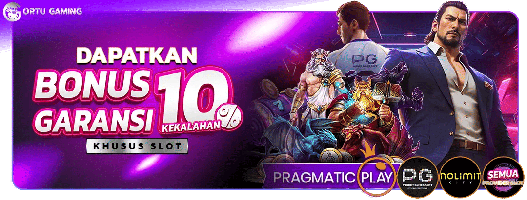 Banner Bonus Garansi Slot Ortugaming
