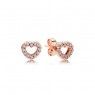 Pandora Captured Hearts Stud Earrings 280528CZ