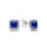 Pandora Blue Timeless Elegance Stud Earrings 290591NBT