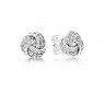 Pandora Sparkling Love Knots Stud Earrings 290696CZ