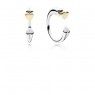 Pandora Two Hearts Hoop Earrings 296576