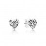 Pandora Regal Hearts Stud Earrings 297693