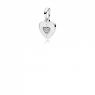 Pandora Logo Heart Necklace Pendant 397376CZ