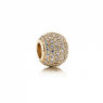 Pandora Gold Pave Ball Charm 750819CZ