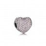 Pandora Pink Pave Open My Heart Clip 791427PCZ