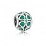 Pandora Dark Green Clover Charm 791496CZN