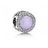 Pandora Opalescent Pink Radiant Hearts Charm 791725NOP