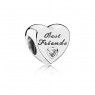 Pandora Friendship Heart Charm 791727CZ