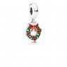 Pandora Holiday Wreath Pendant Charm 796362ENMX