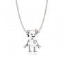 Pandora Sterling Silver Bella Bot Necklace Set GS0095