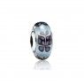 PANDORA Blue Butterfly Butterfly Charm JSP1541 In Murano Glass