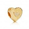 Pandora Logo Heart Charm 767375CZ
