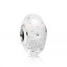 PANDORA And White Fizzle Charm JSP0888 In Murano Glass