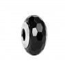 PANDORA Black Faceted Charm JSP1594 In Murano Glass