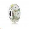 PANDORA Multi Coloured Floral Charm JSP0883 In Murano Glass