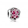 Pandora Cerise Encased In Love Charm 792036NCC