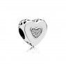 Pandora Logo Heart Charm 797375CZ