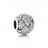 PANDORA Silver Friendship Charm JSP0564 With CZ 