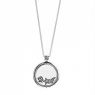 PANDORA Silver Petite Memories Large Starry Locket JSP0149 