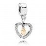 PANDORA Heart Dropper Love Charm JSP0935 In Gold