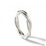 Joanfeel Simple Twist Designed Sterling Silver Ring for Men