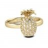 Pineapple Sterling Silver Cocktail Ring JFLR0168S |Joanfeel Australia