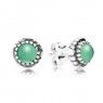 PANDORA May Birthstone Chyrsoprase Birthstone Stud Earrings JSP1299 