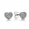 PANDORA Heart Love Stud Earrings JSP1304 With CZ 