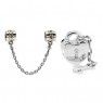 PANDORA Love Unchained Keys Charm Set JSP0489 In Silver