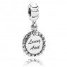 PANDORA Loving Aunt Family Charm JSP1120 With Cubic Zirconia In 925 Silver