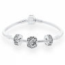 PANDORA Vintage C Complete Bracelet JSP0274 In Sterling Silver