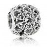 PANDORA Openwork Roses Floral Charm JSP0064 In Rose Gold