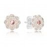 PANDORA Blooming Dahlia Floral Earrings JSP1261 