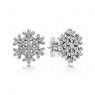 PANDORA Snowflake Christmas Earrings JSP1270 With Cubic Zirconia 