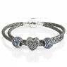 PANDORA Mosaic Heart Love Complete Bracelet JSP0371 In Silver