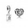 PANDORA April Birthday Birthstone Charm Set JSP0509 