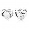 PANDORA Silver Ribbon Of Love Charm Set JSP0561 With CZ 