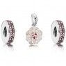 PANDORA Dahlia Floral Charm Set JSP0494 