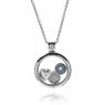 PANDORA Silver March Petite Memories Birthstone Locket JSP0021 