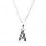 PANDORA Alphabet A Necklace JSP0130 