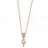 PANDORA Interlocked Hearts Love Necklace JSP0085 In Rose Gold