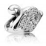 PANDORA Majestic Swan Animal Charm JSP0955 With CZ In Silver