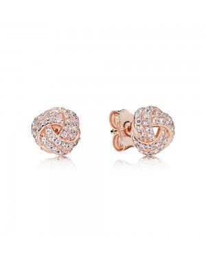 Pandora Sparkling Love Knot Stud Earrings 280696CZ