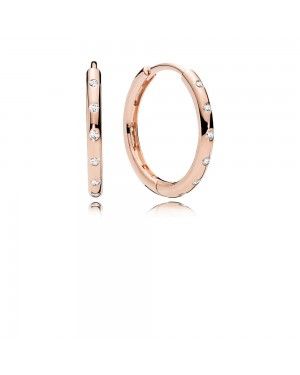 Pandora Droplets Hoop Earrings 286244CZ