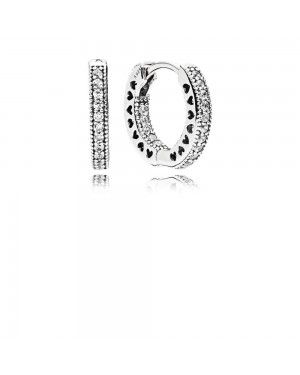 Pandora Hearts Of Hoop Earrings 296317CZ