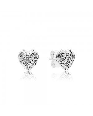 Pandora Regal Hearts Stud Earrings 297693