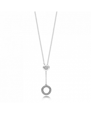 Pandora Logo Necklace 397445CZ