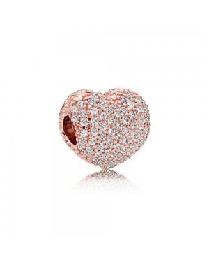 Pandora Pave Open My Heart Clip 781427CZ