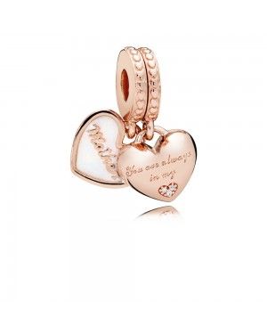 Pandora Mother And Daughter Hearts Pendant Charm 782072EN23