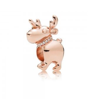 Pandora Happy Reindeer Charm 787514CZ